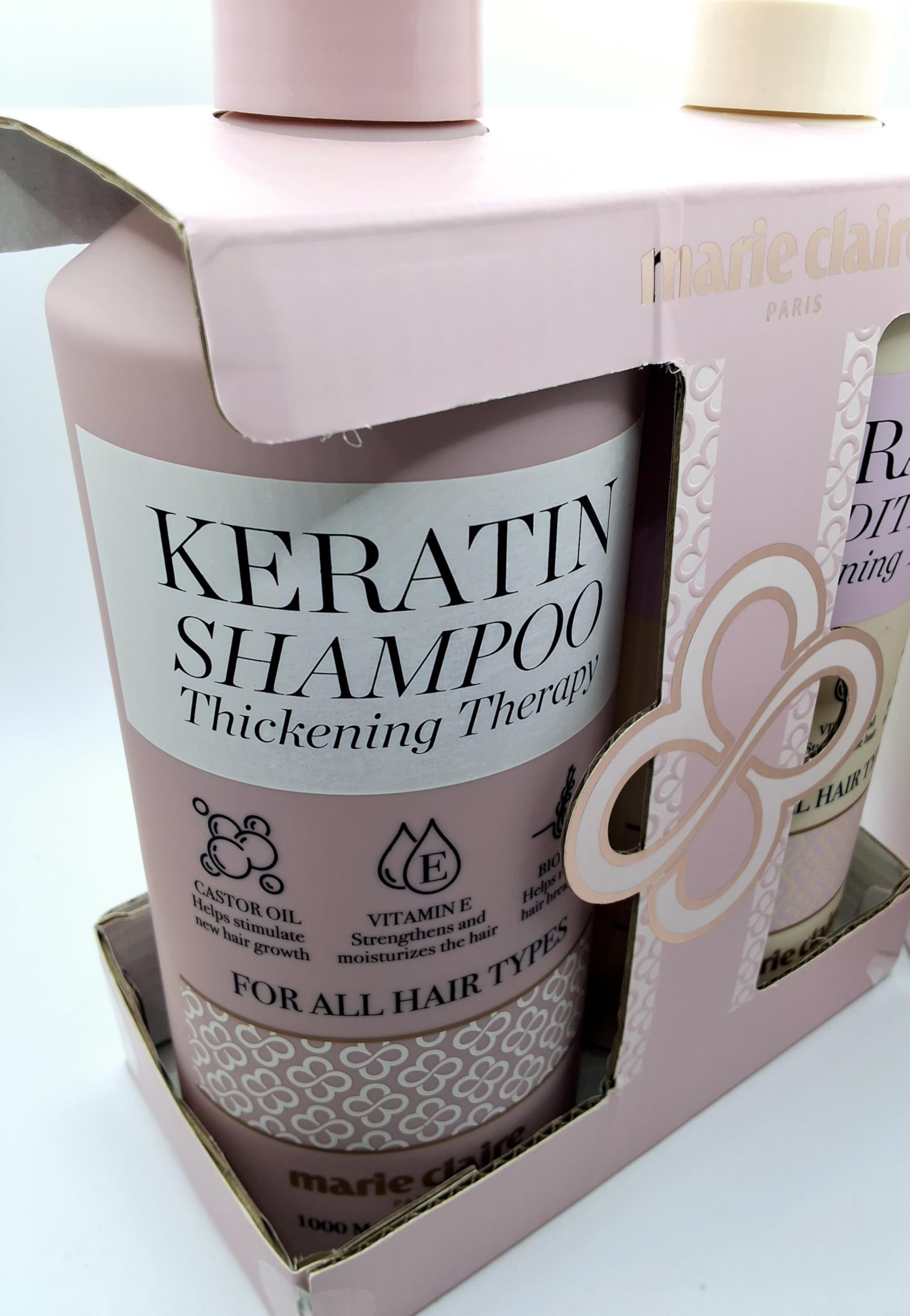 Kirby❤️マッサージIF3リフレN1エッセンス1他計8プレゼントS4 他 Amazon.com : Marie Claire Keratin Thickening Therapy Shampoo and